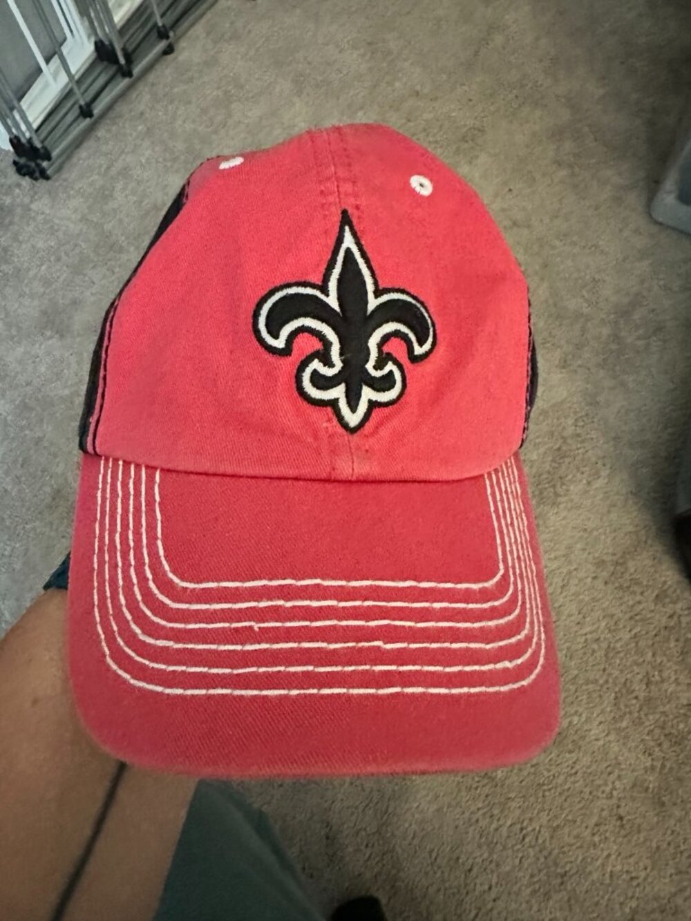 New Orleans Saints NFL Breast Cancer Awareness Pink Adjustable Hat Cap